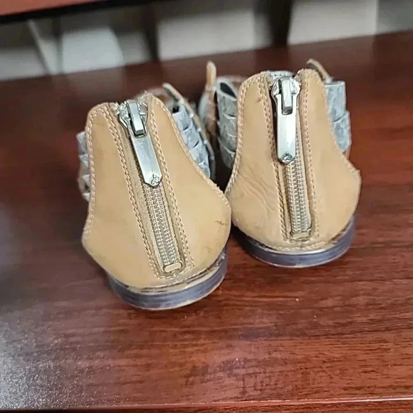 Sam Edelman Embellished Snakeskin Gladiator Sandals.  Size 7.5 - Picture 5 of 10